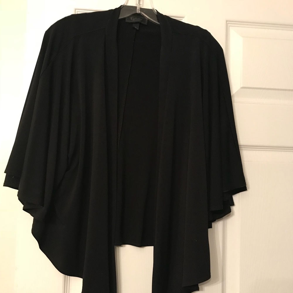 Black throw